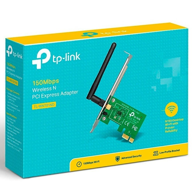 TP-Link 150 MBPS TL-WN781ND PCI Express Adapter TP-Link 150 MBPS TL-WN781ND PCI Express Adapter